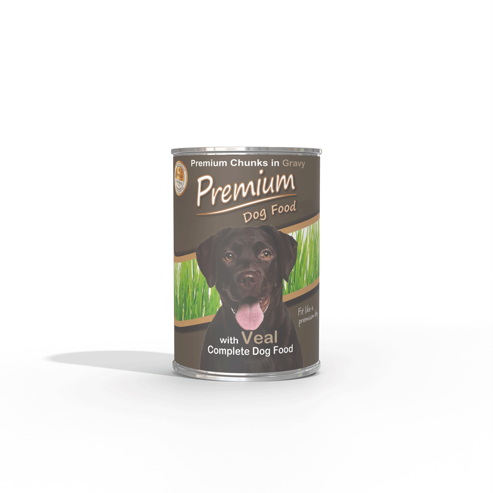 Premium Dog adult chunks in gravy with veal 400 gram